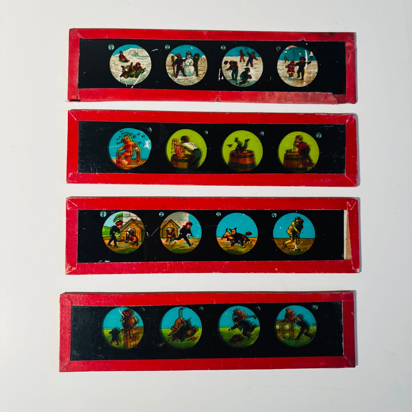 The Director Fabian - Antique Magic Lantern Slides