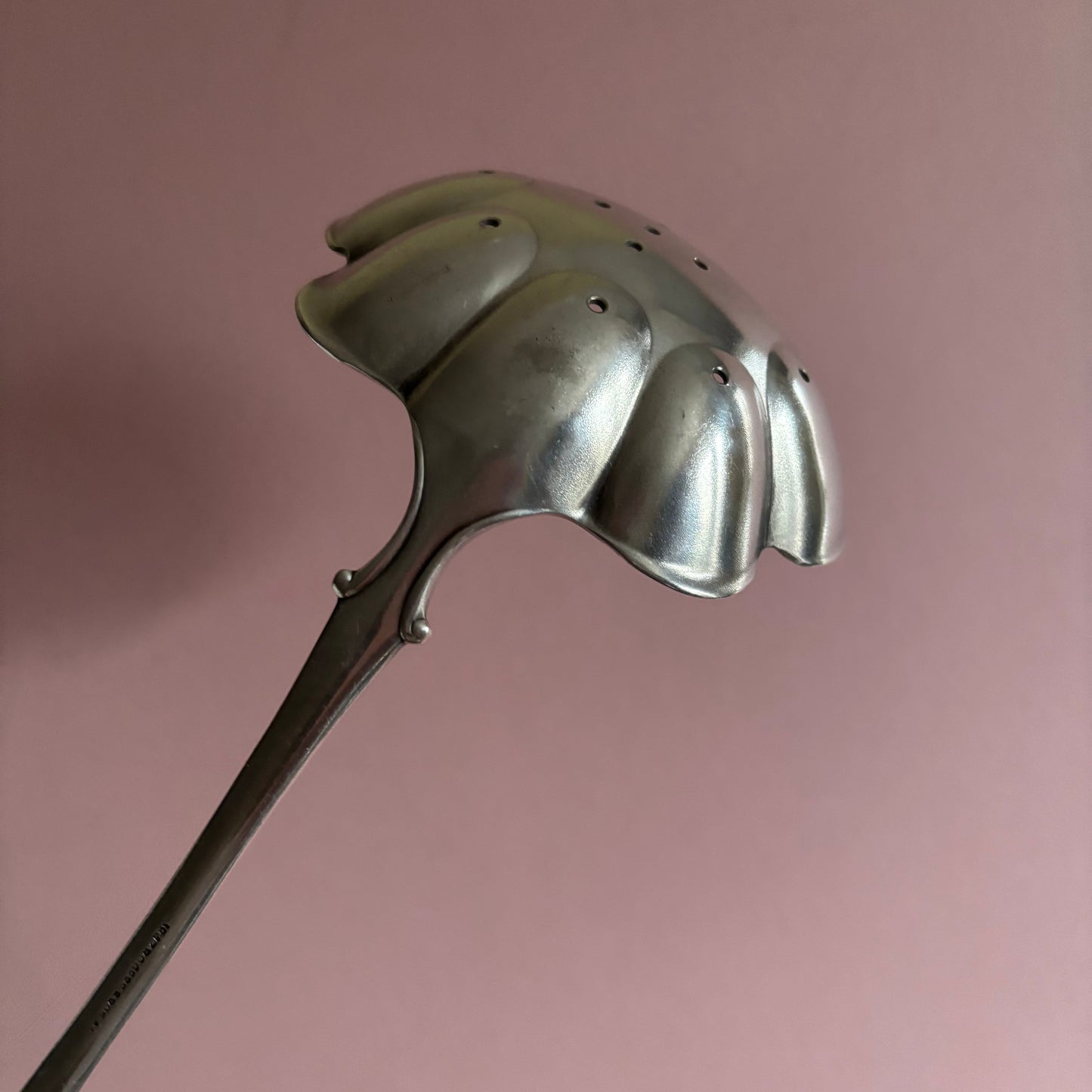 Antique Silver Plate Long Perforated Ladle | Rogers Brothers