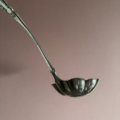 Antique Silver Plate Long Perforated Ladle | Rogers Brothers