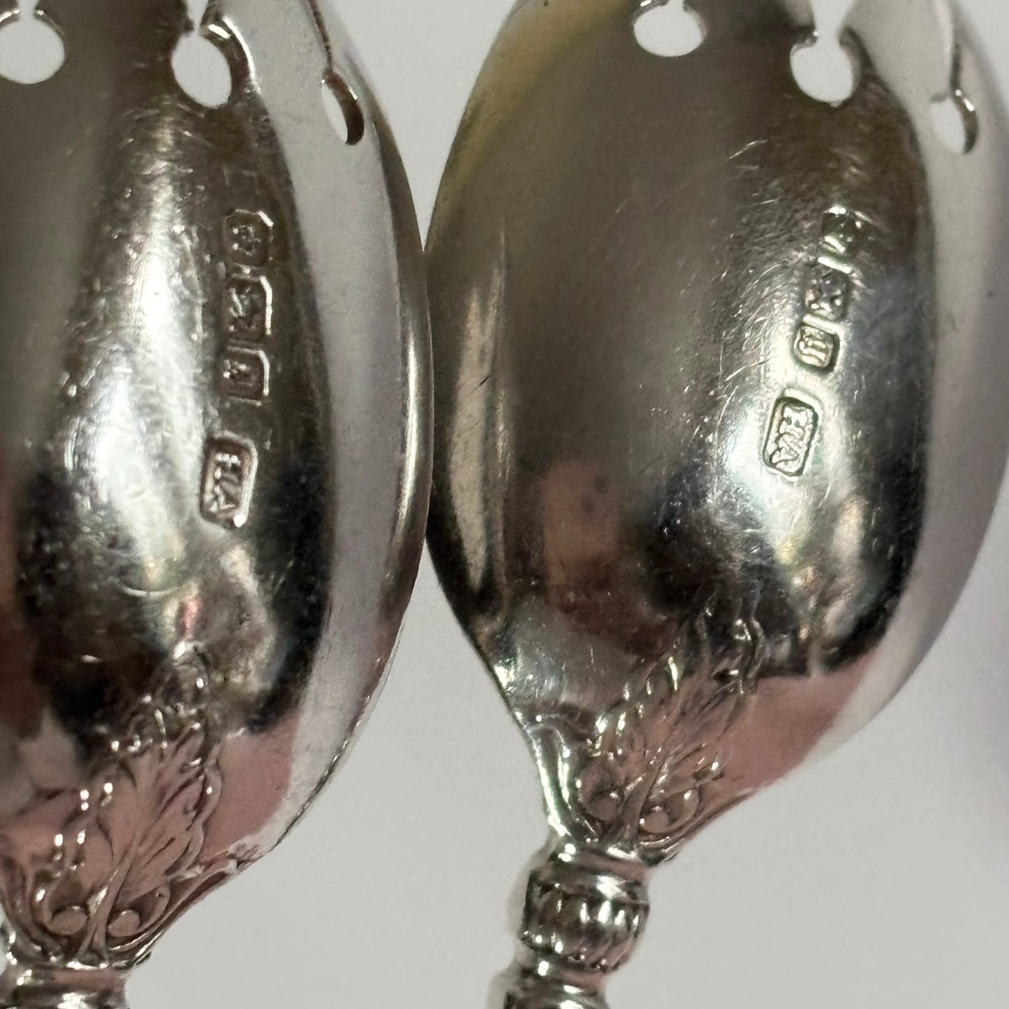 Antique Sterling Silver & Mother Of Pearl Runcible Spoons | Sporks