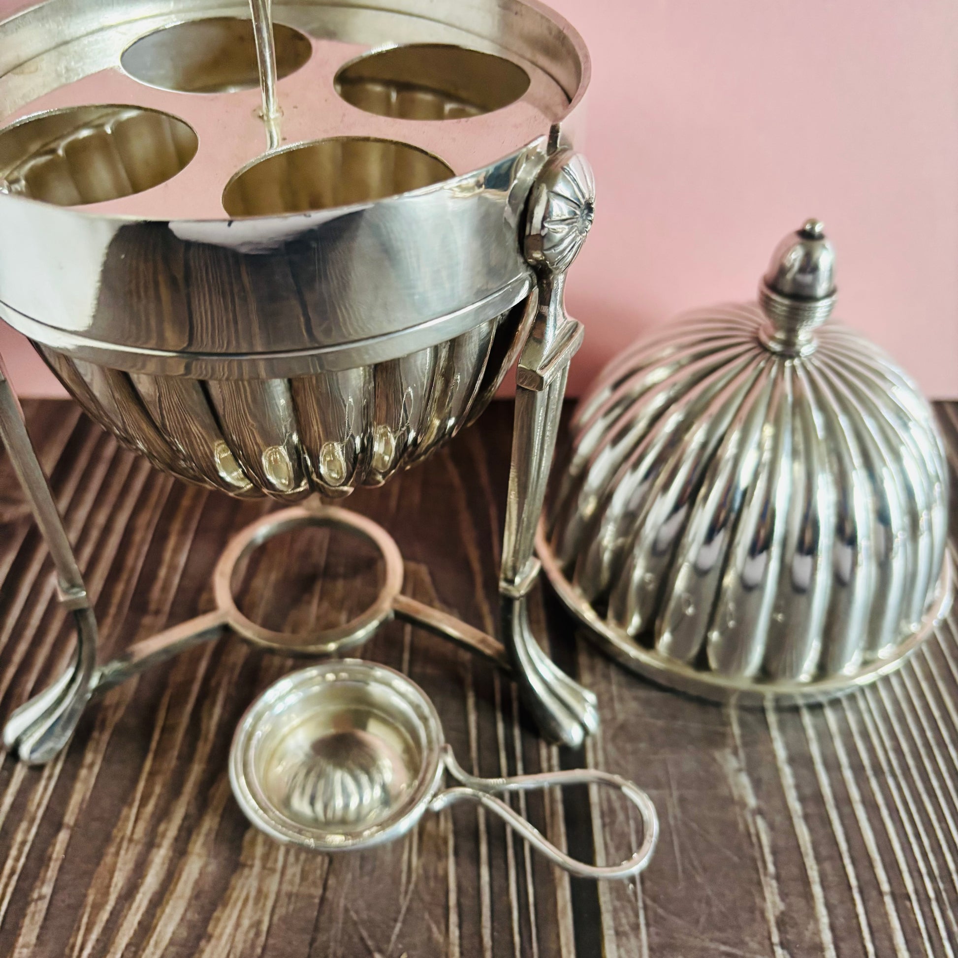  Antique Silver Egg Coddler | Egg Warmer 