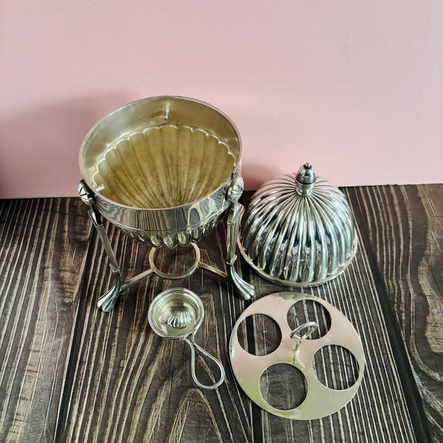  Antique Silver Egg Coddler | Egg Warmer 