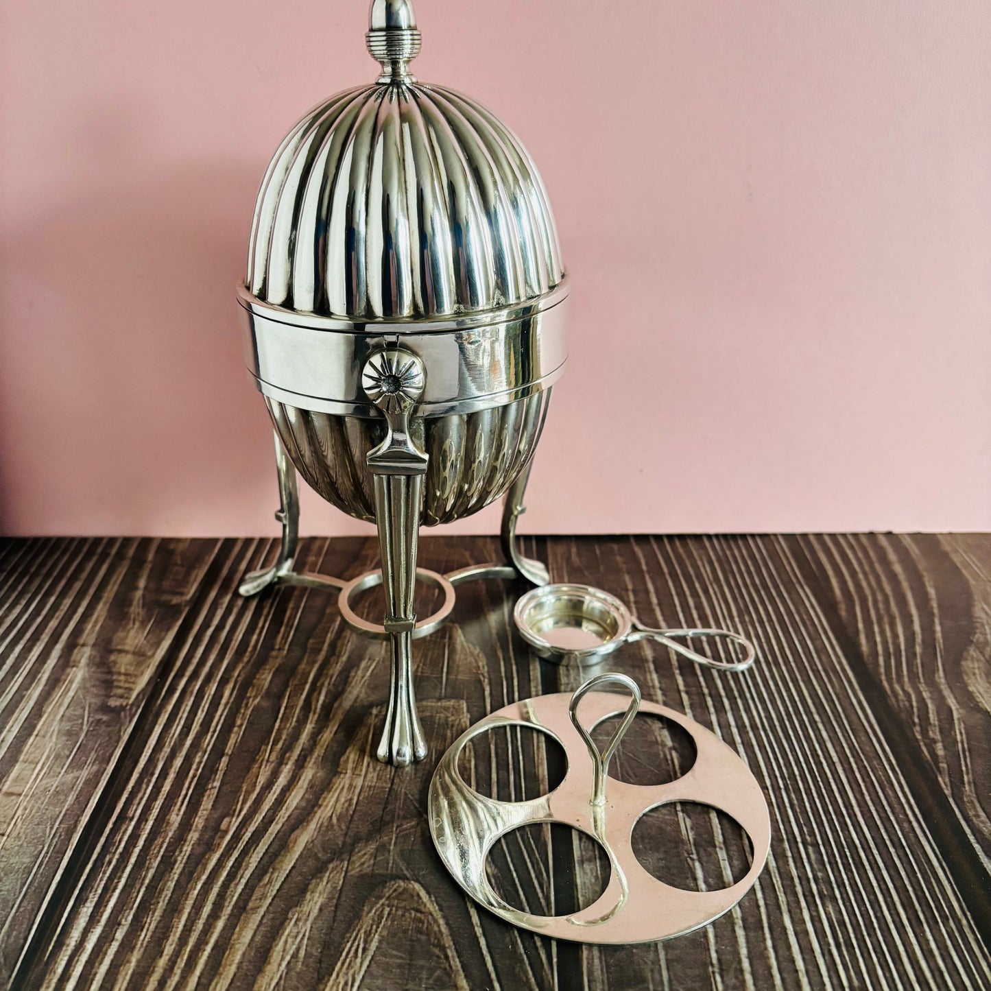  Antique Silver Egg Coddler | Egg Warmer 