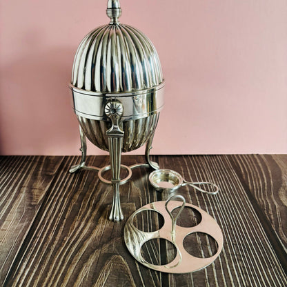  Antique Silver Egg Coddler | Egg Warmer 