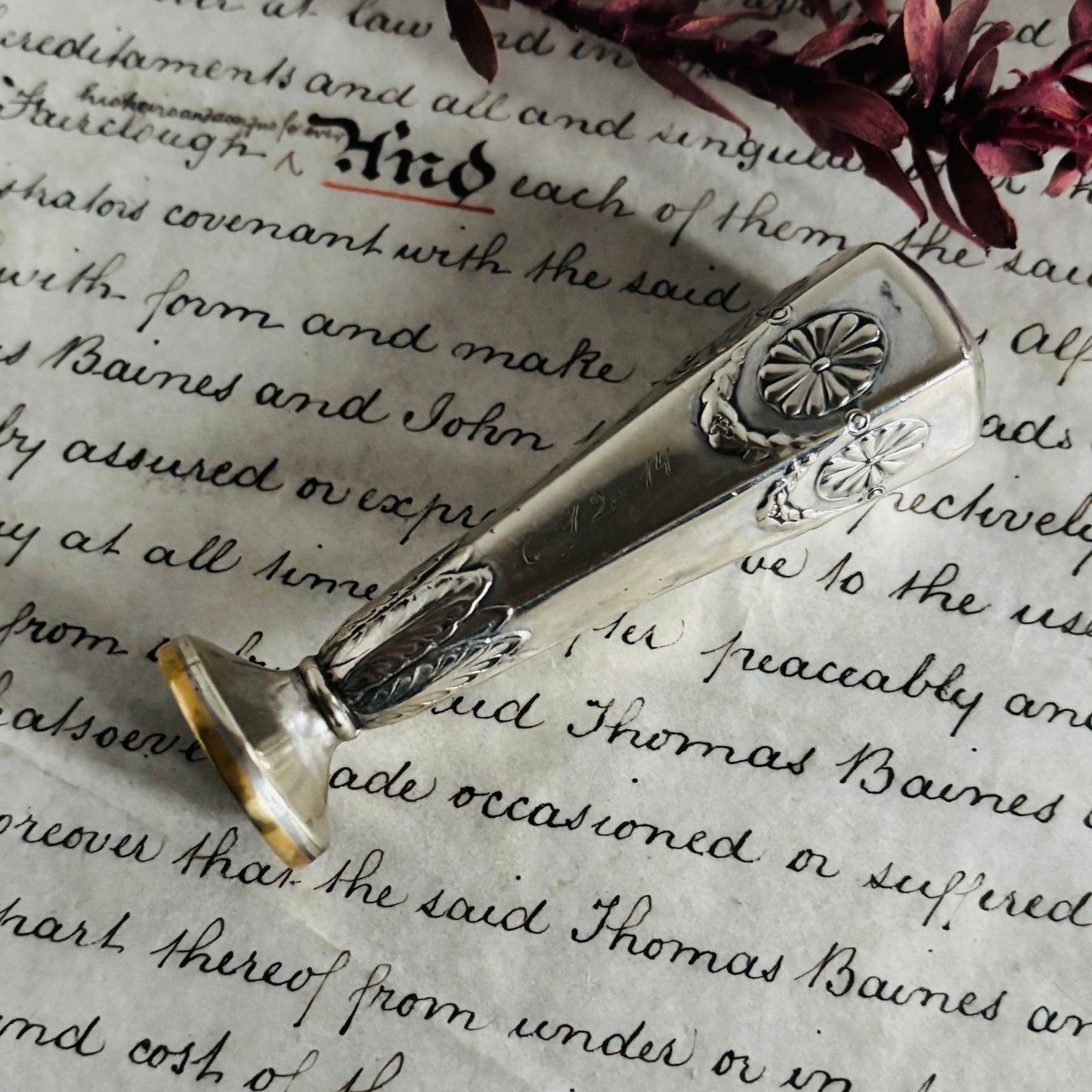 Antique Silver Plate Wax Seal Stamps| Unique customised gift option