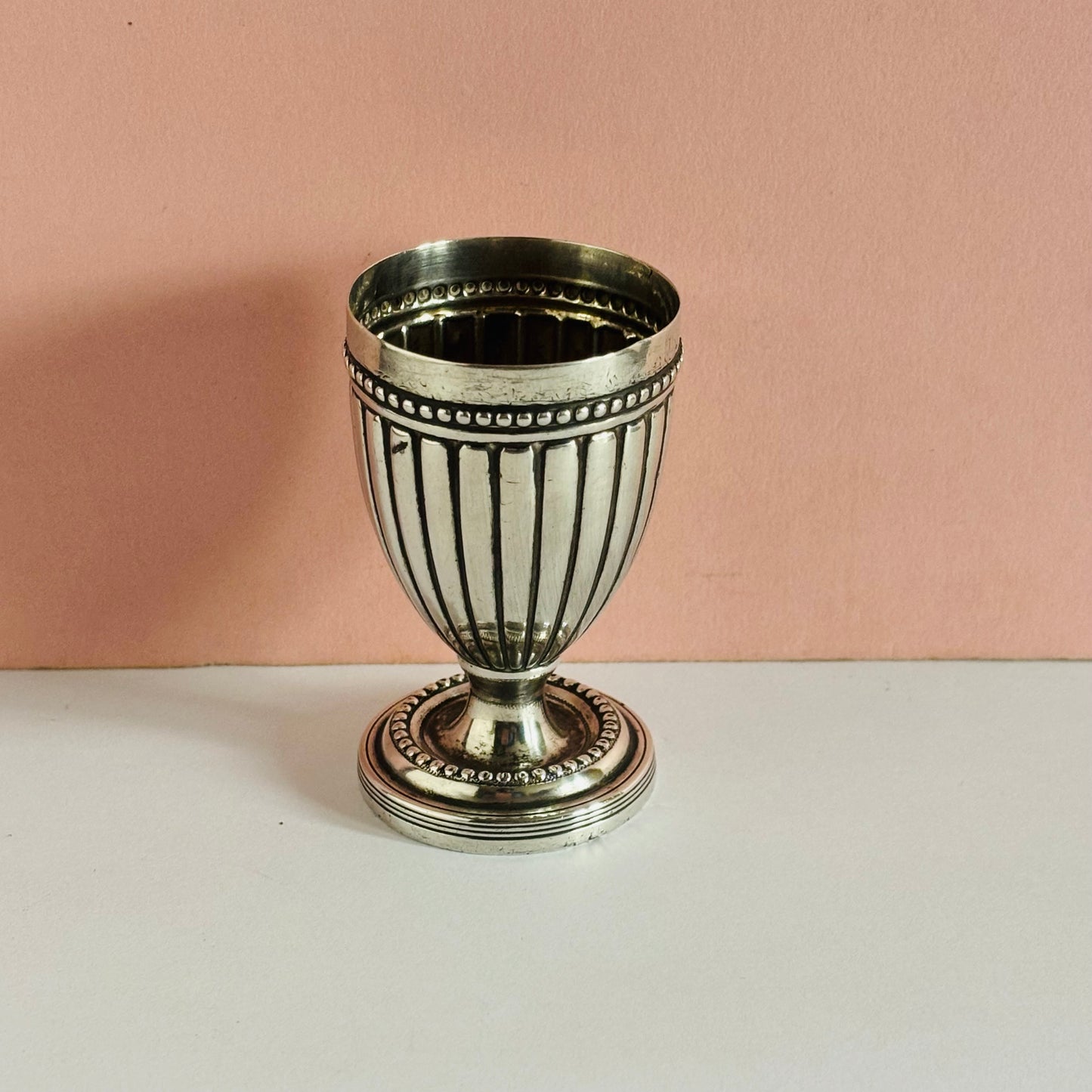 Victorian Sterling Silver Egg Cup Charles Stuart Harris