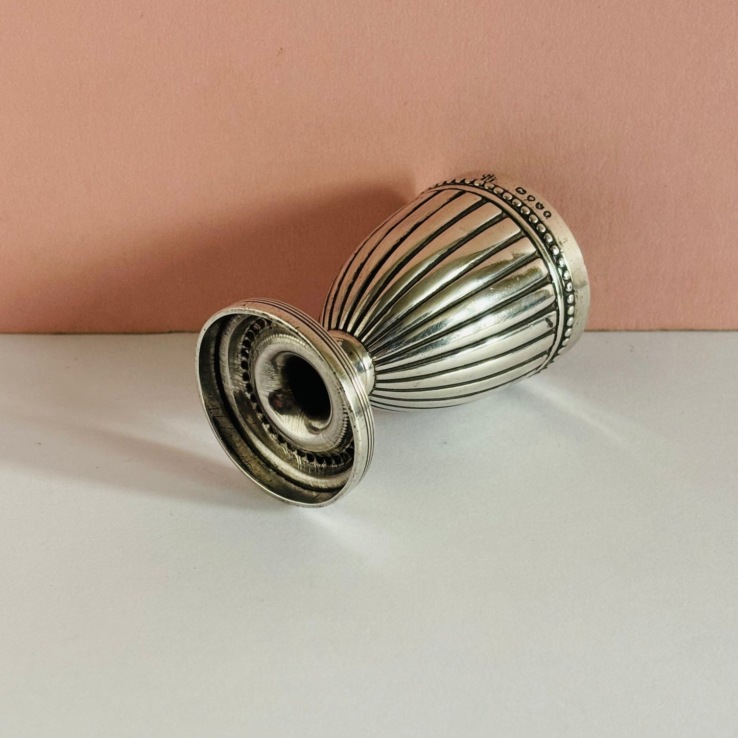 Victorian Sterling Silver Egg Cup Charles Stuart Harris
