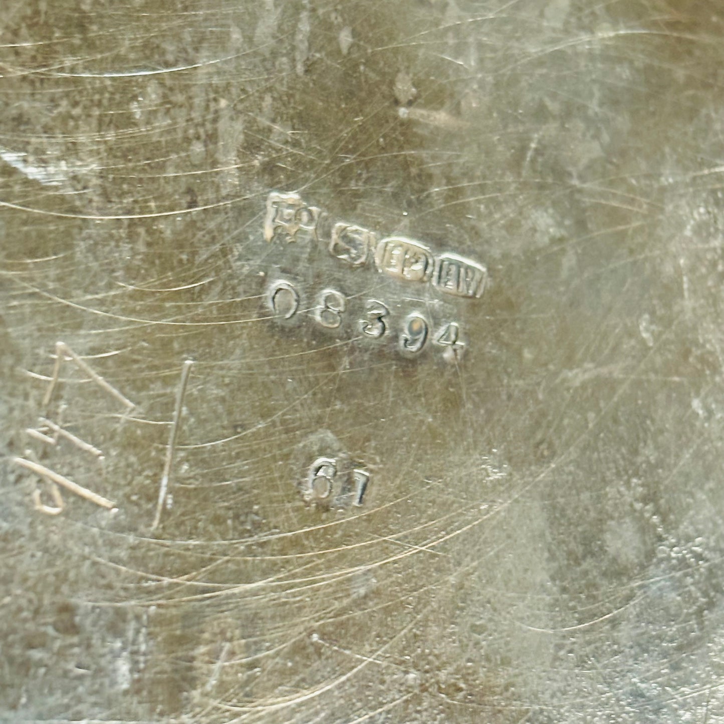 Antique Engraved Sliver Plate Creamer