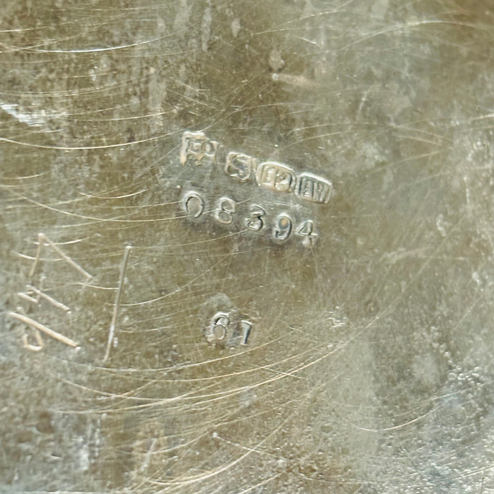 Antique Engraved Sliver Plate Creamer