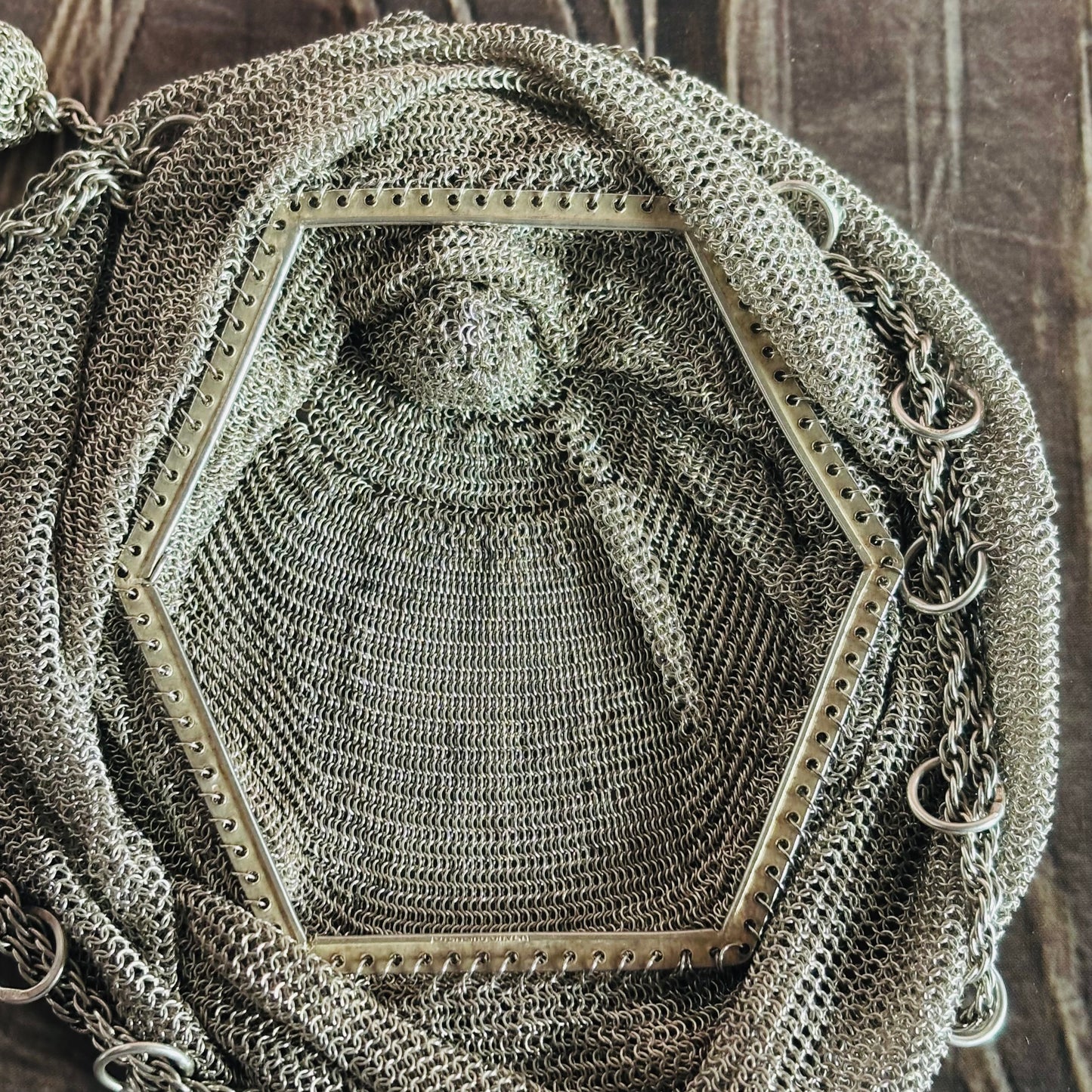 Silver Chainmail Pouch Bag | The Urban Vintage Affair