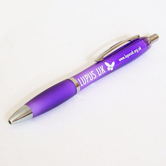 Lupus UK Purple Curvy Pen