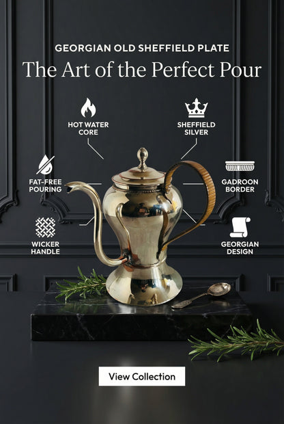 The Punk Bernie - Silver Plate Argyle Gravy Jug