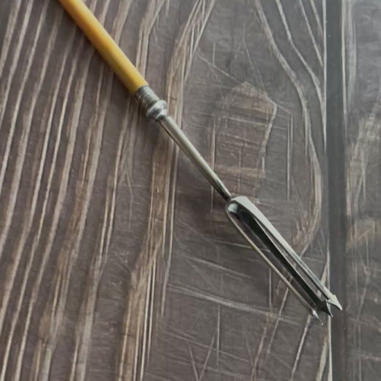 Rare Antique Silver & Bone Trident Fork | The Urban Vintage Affair