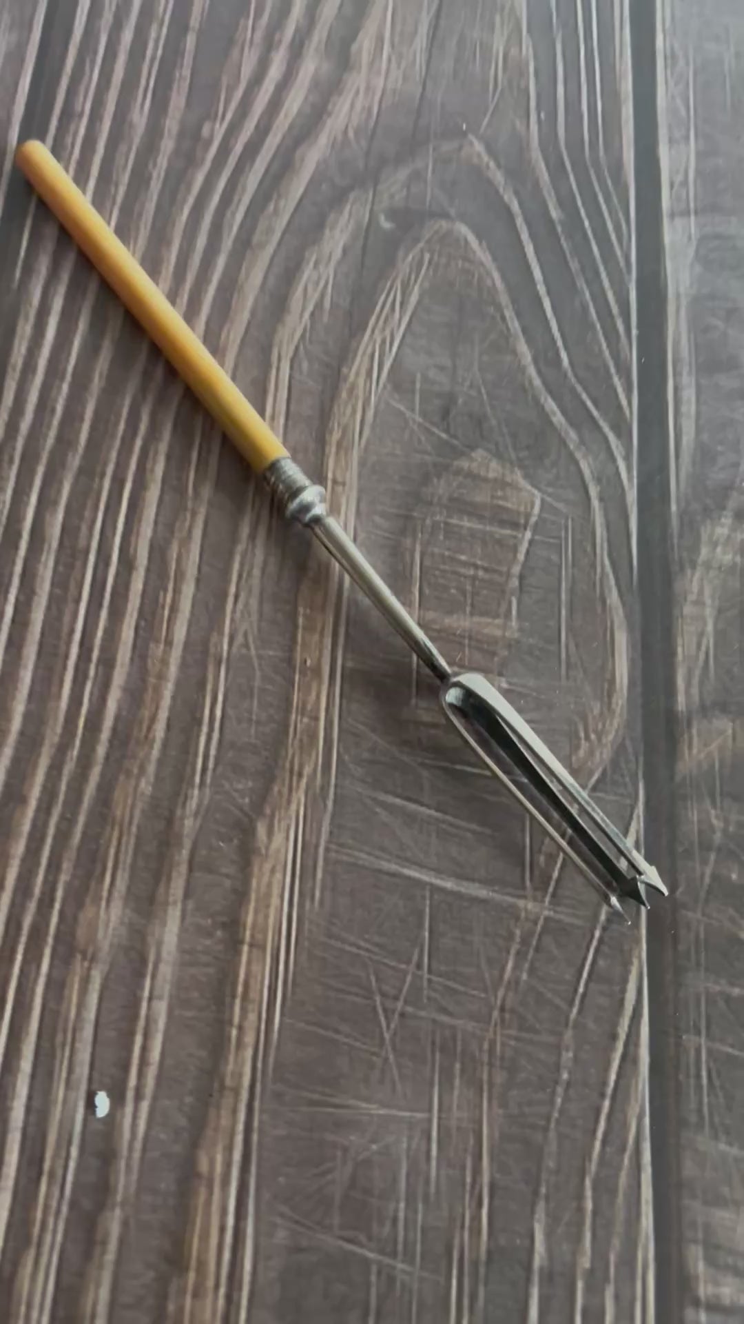 Rare Antique Silver & Bone Trident Fork | The Urban Vintage Affair