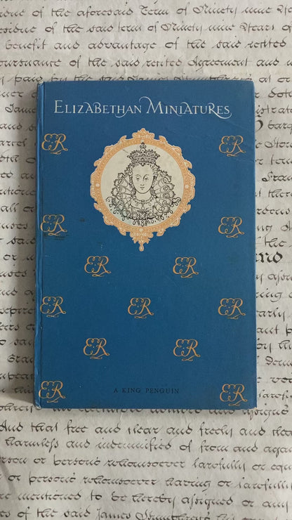 Book - Elizabethan Miniatures - Carl Winter