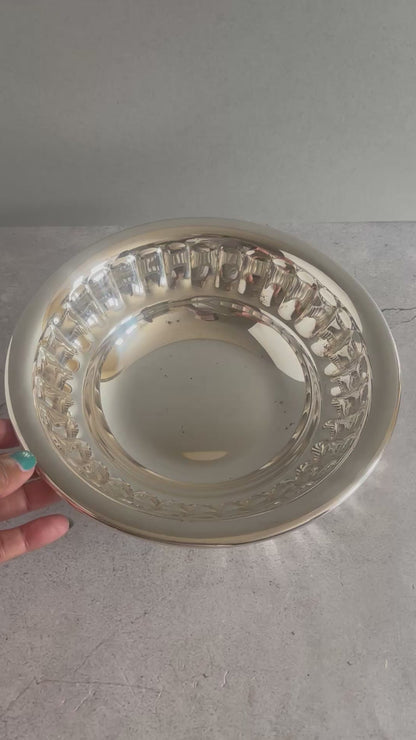 Master Mark -  Antique Silver Serving Dish