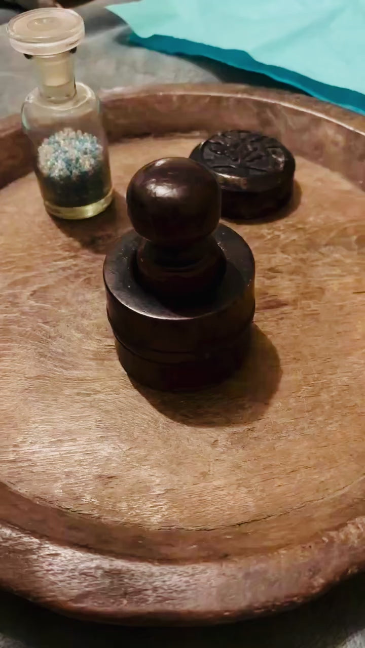 Antique English Treen Oak Packet Former | The Urban Vintage Affair