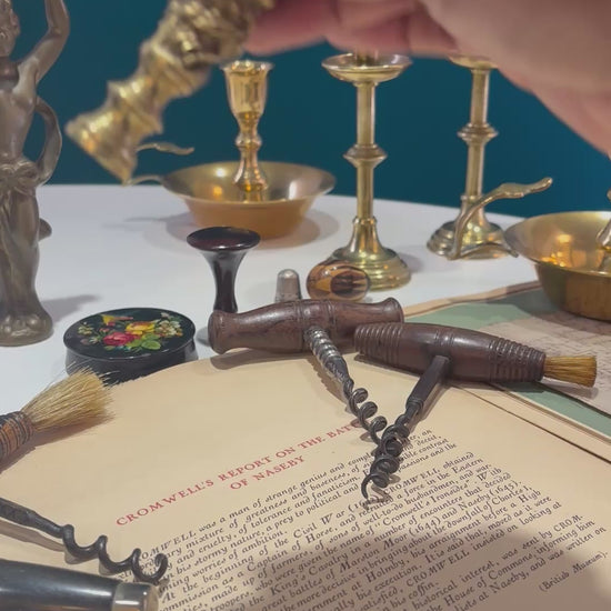 Antique Bronze Sculpture Wax Seal Stamp 