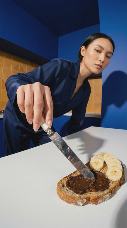 The Headhunter Erin - Antique Silver & Mother Of Pearl Knife