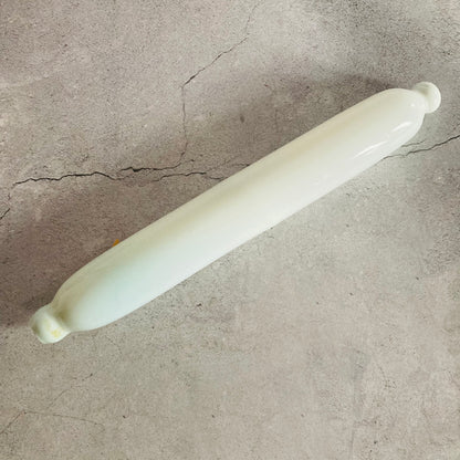 Victorian Milk Glass Rolling Pin | Country Farmhouse Kitchen Decor