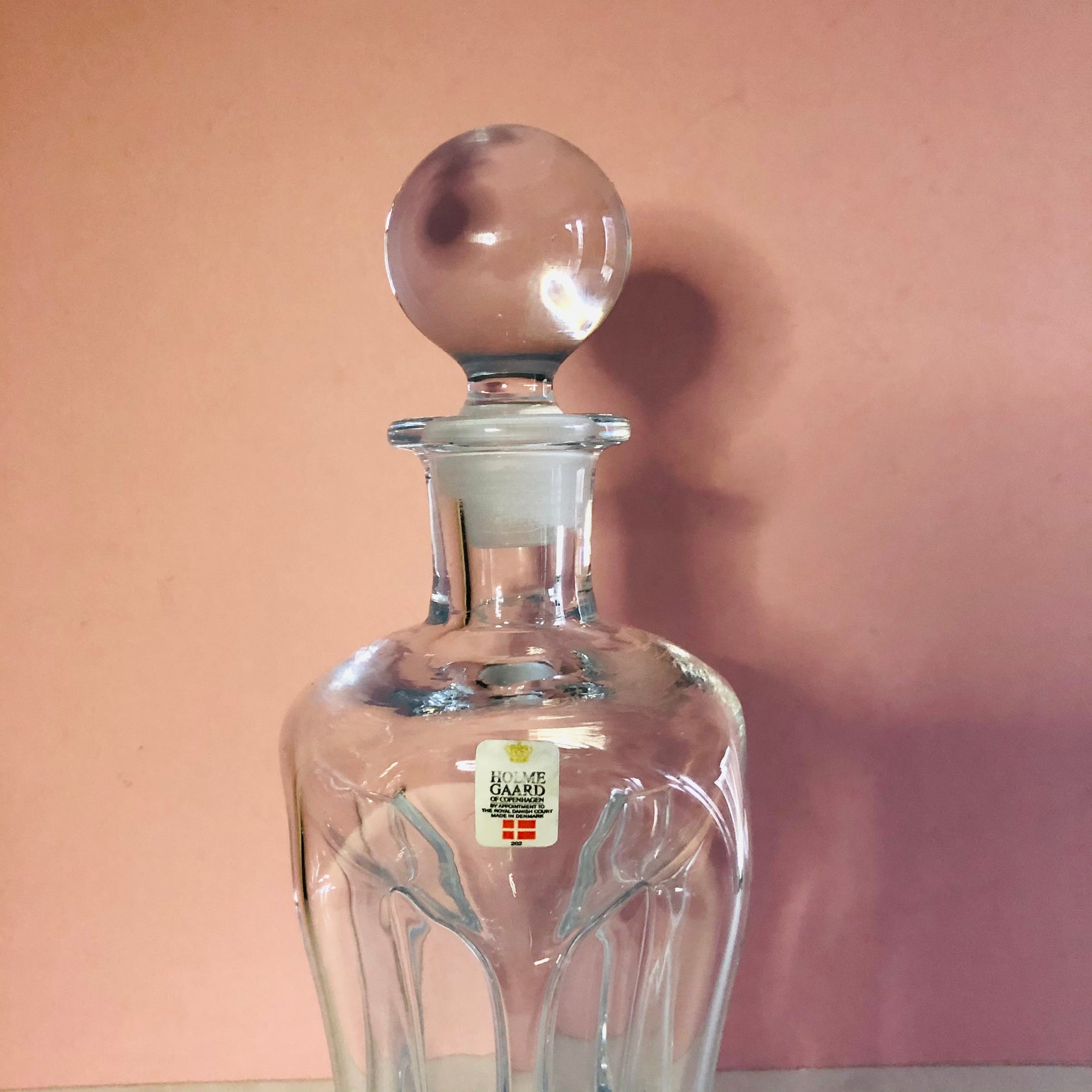 Vintage Holmegaard Kluck Kluck Pinch Glass Decanter The Urban Vintage