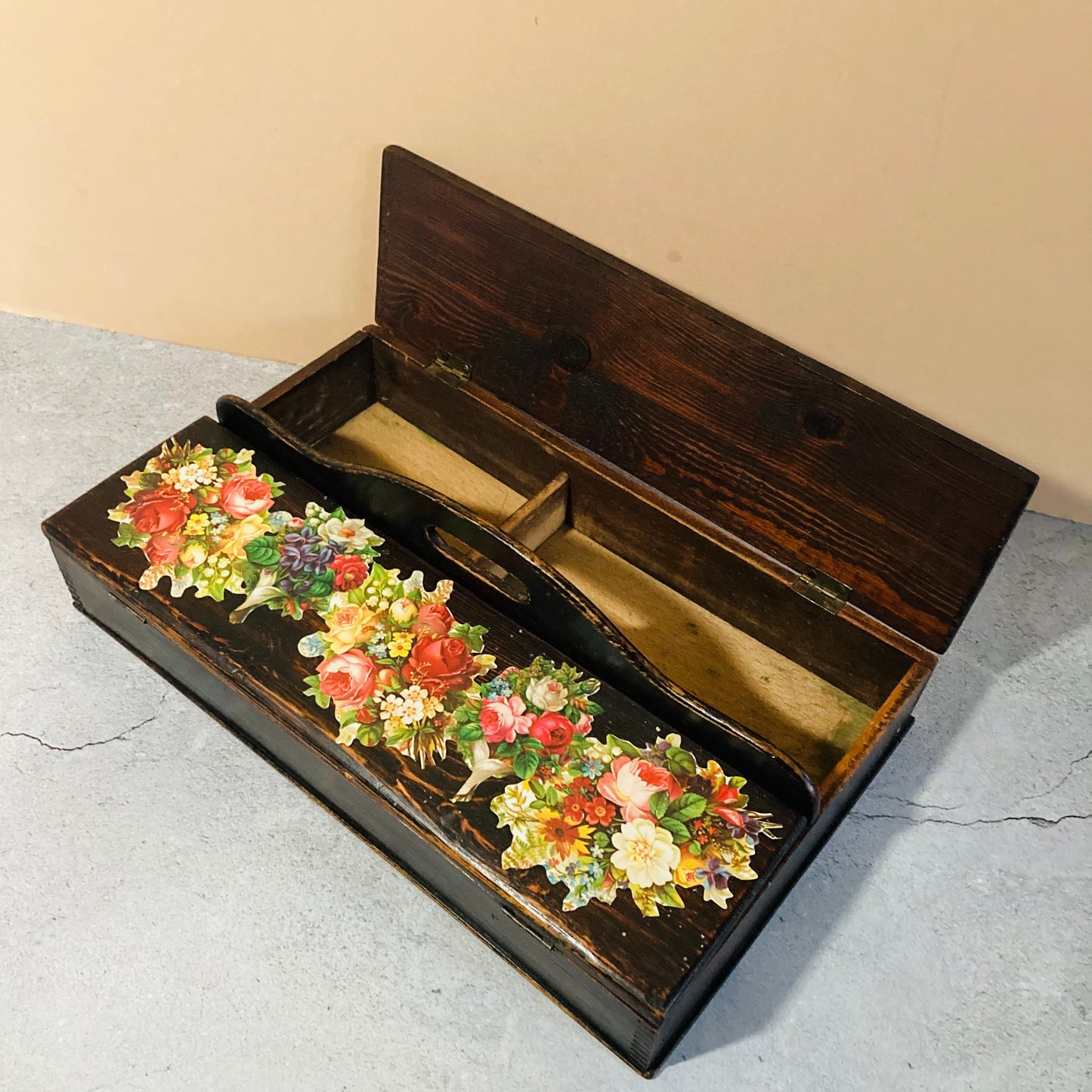 The Mixologist Mark - Wooden Tool Box with Decoupage