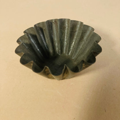 Antique Zinc Moulds Tarts French Pastry Tins