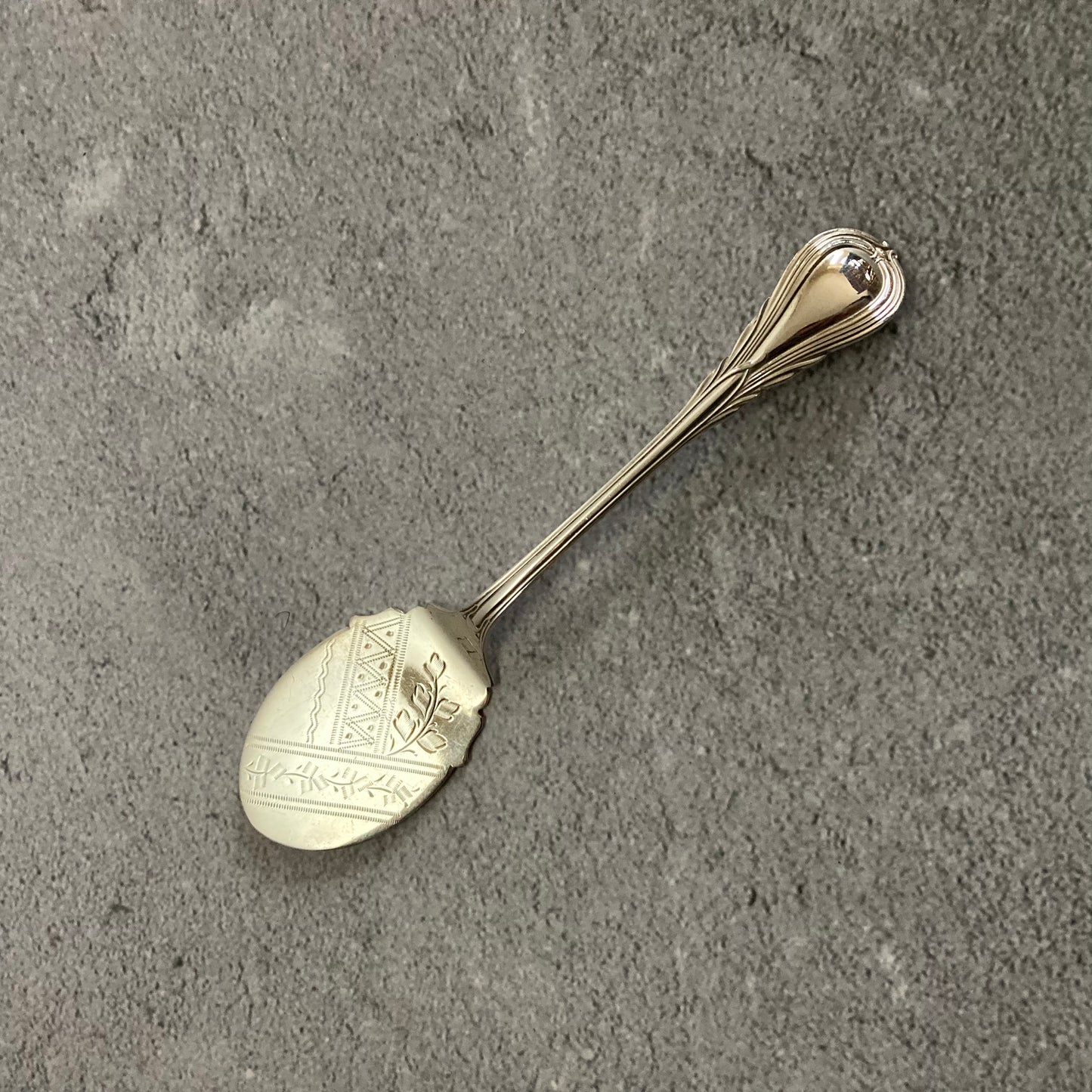 Antique Silver Plate Decorated Spoon | Fab Wedding Gift Idea