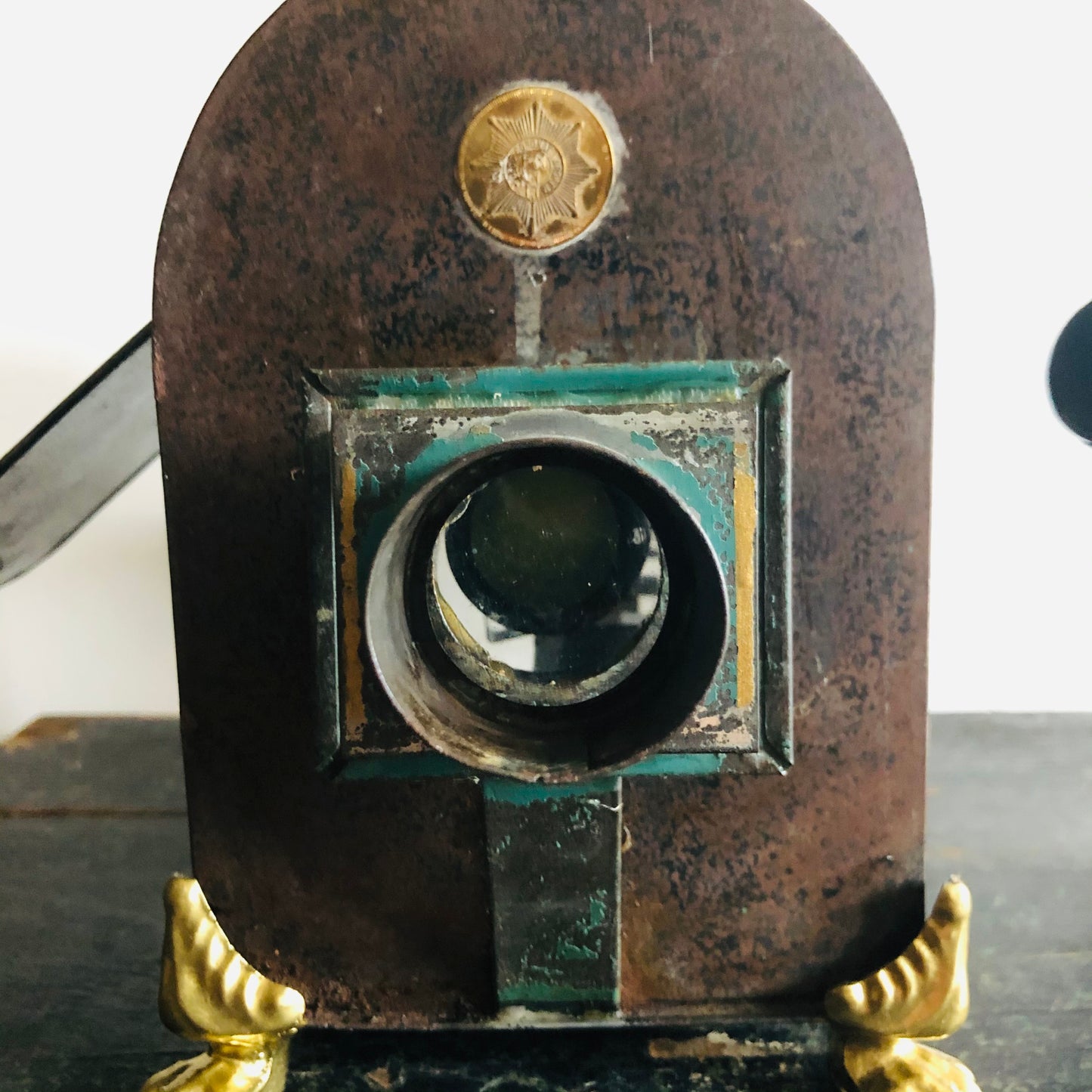 Antique Magic Lantern and Glass Slides 