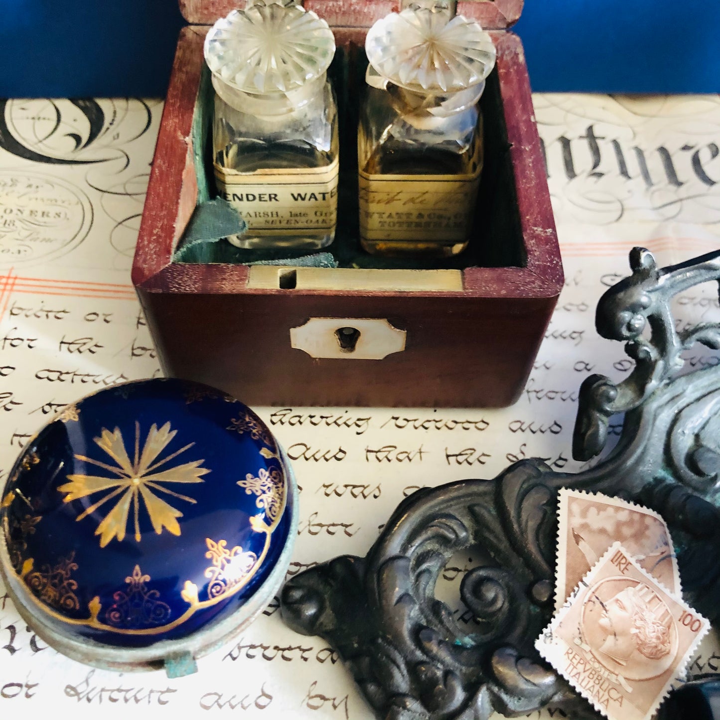 Georgian Mahogany Apothecary Box