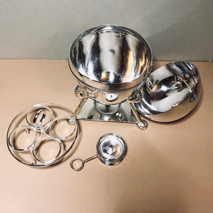 The Groom Fredrick - Art Deco Silver Egg Coddler