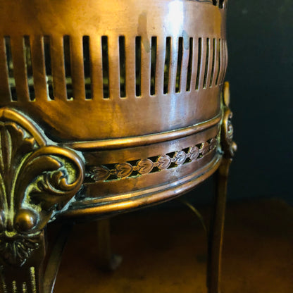 English Old Sheffield Plate Bottle Holder / Plant Stand / Wine Rack
