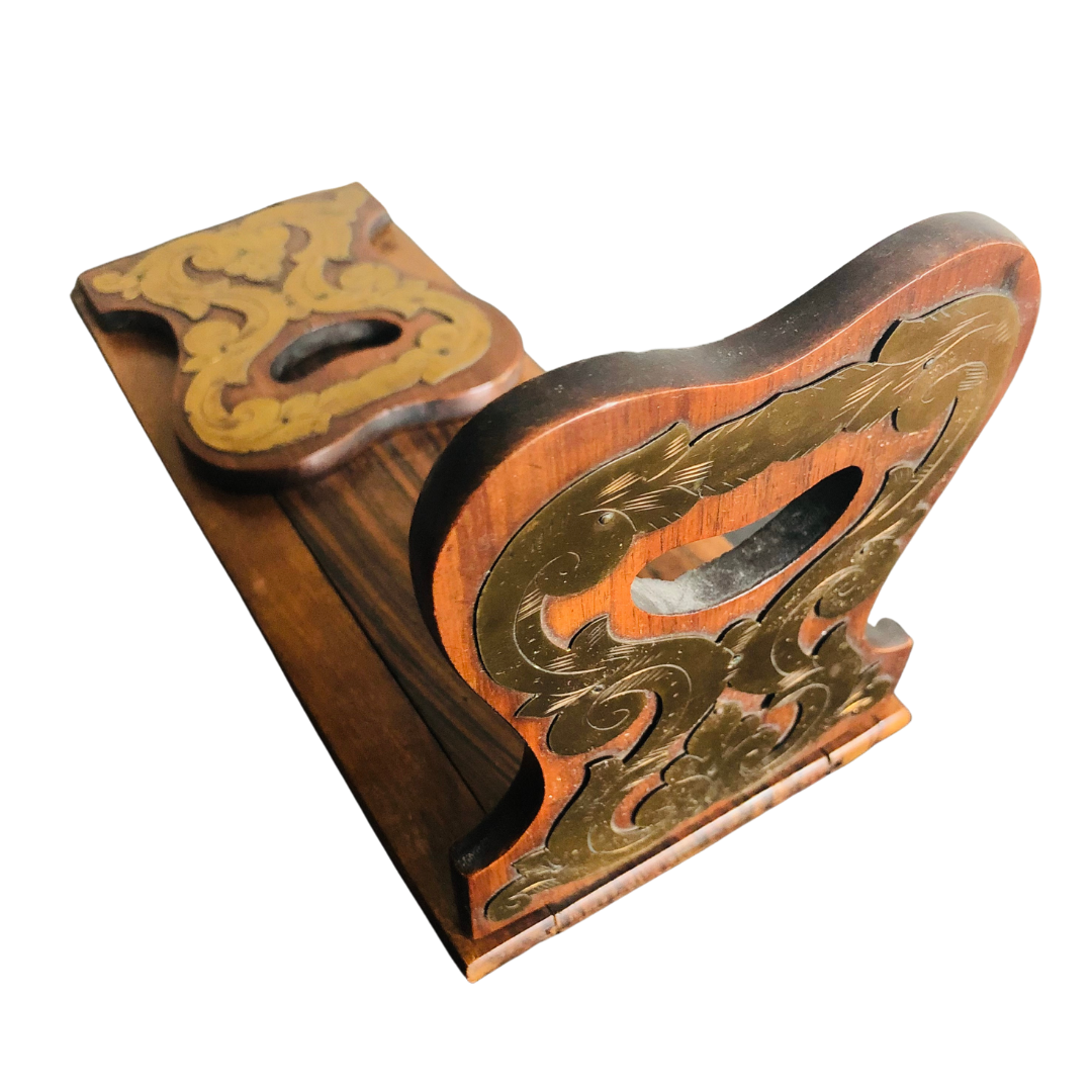 The Director Aubrey - Antique Wooden Book Holder