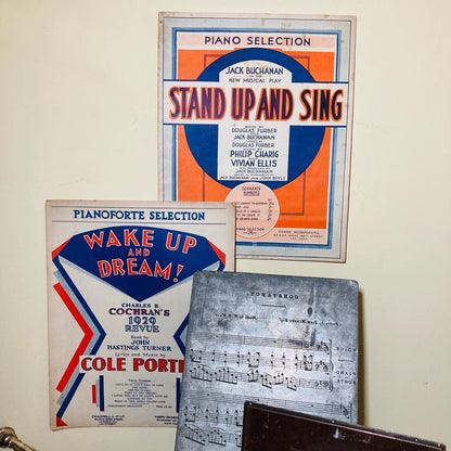 Vintage Classic Piano Music Books | Ephemera Papers