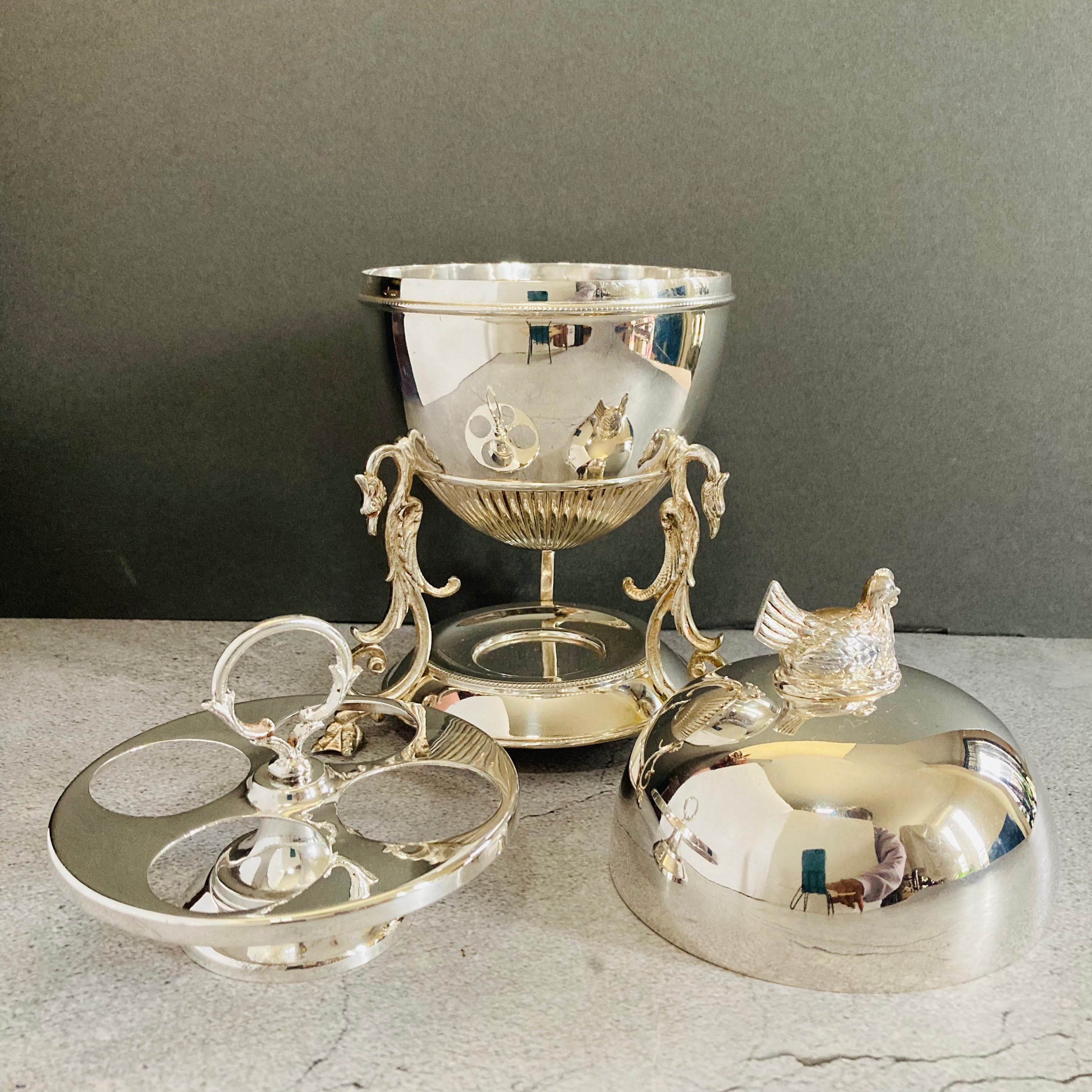 Victorian Silver Egg Coddler The UK's Largest Egg Coddler Collection ...