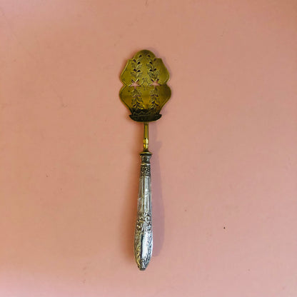 Antique Silver French Dessert Hors D'Oeuvre Spoon, Repose Handle