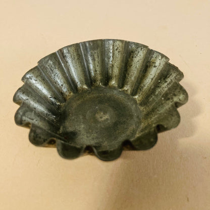 Antique Zinc Moulds Tarts French Pastry Tins