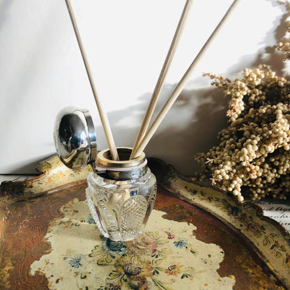 Antique Silver Topped Scent Bottle | Vanity Bottle Birmingham 1886