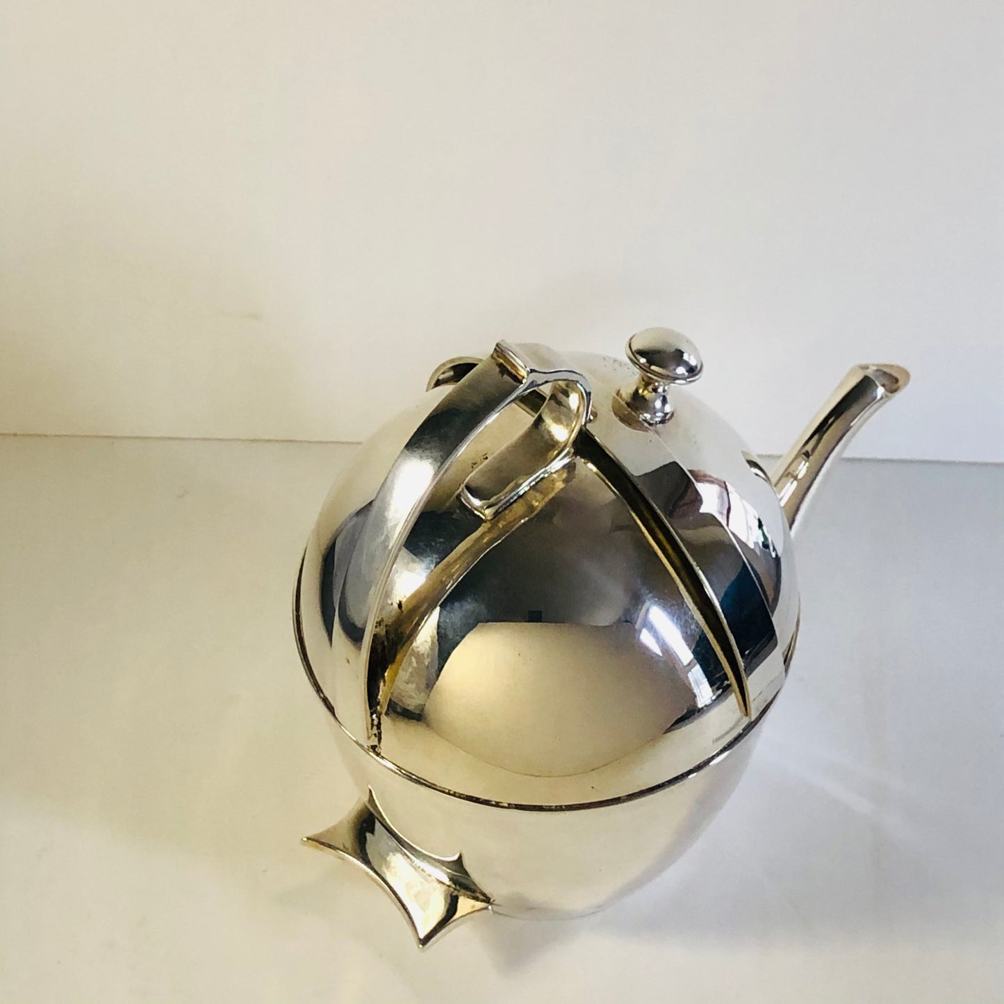 Antique Silver Unusual Simply Perfect Teapot