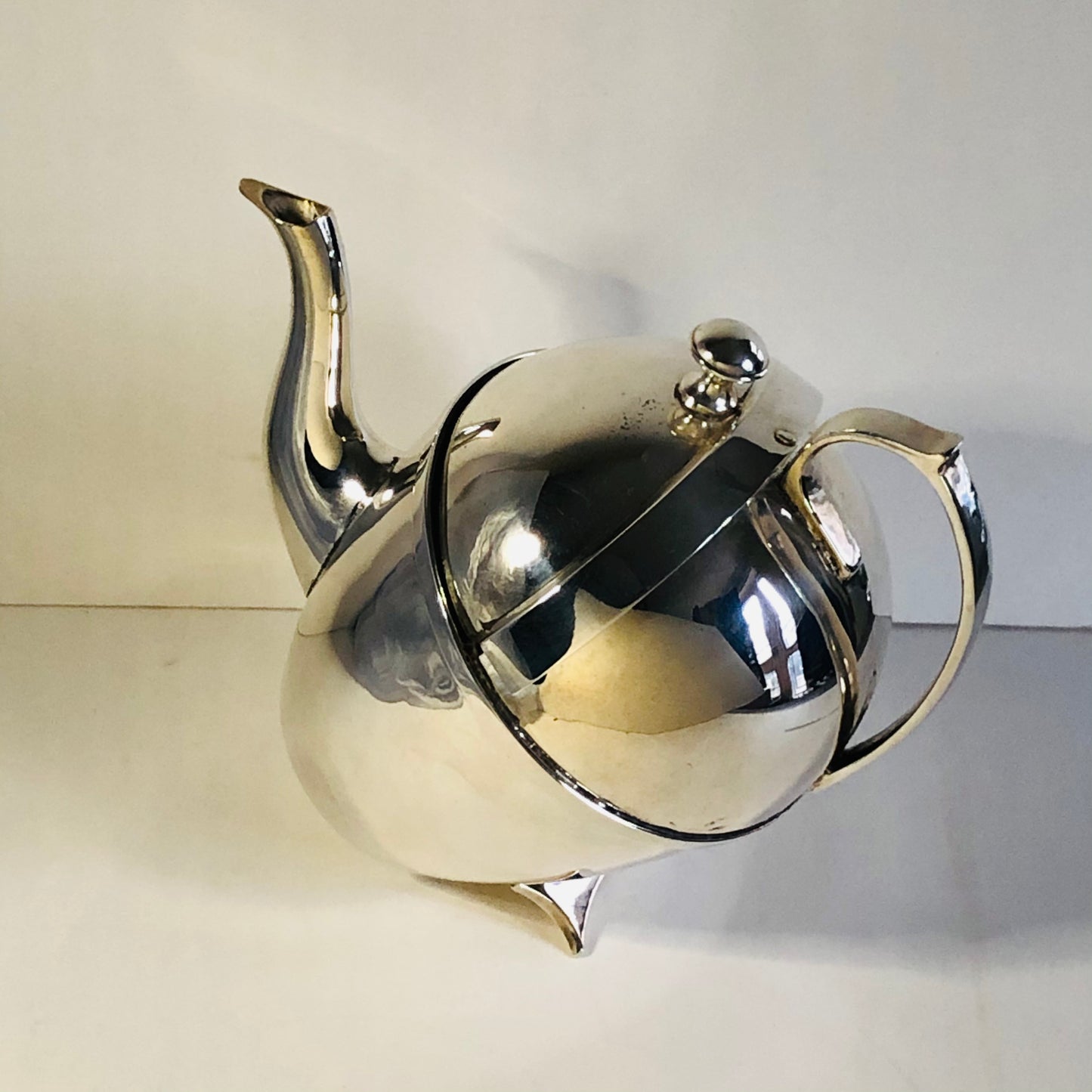 Antique Silver Unusual Simply Perfect Teapot