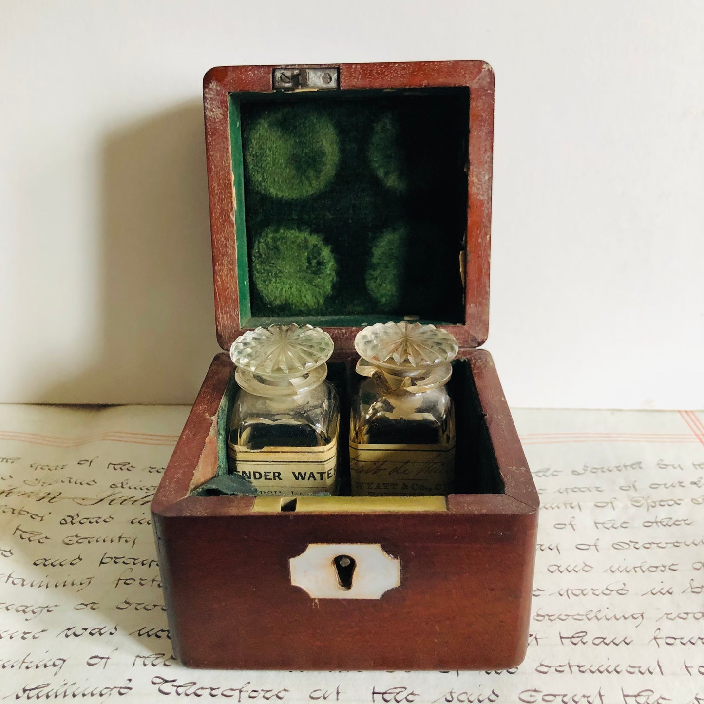 Georgian Mahogany Apothecary Box