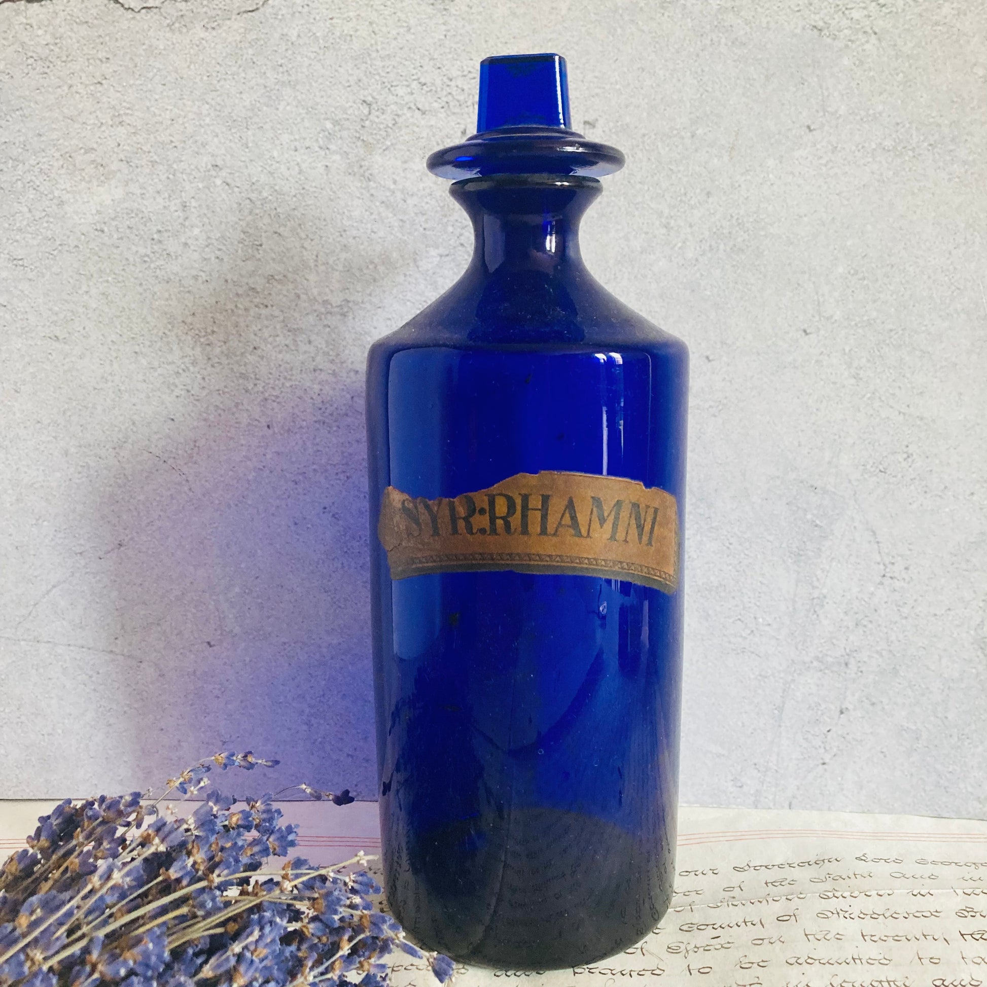 Victorian Bristol Blue Apothecary Pharmacy Medicine Bottles