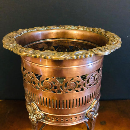 English Old Sheffield Plate High Bottle Holder