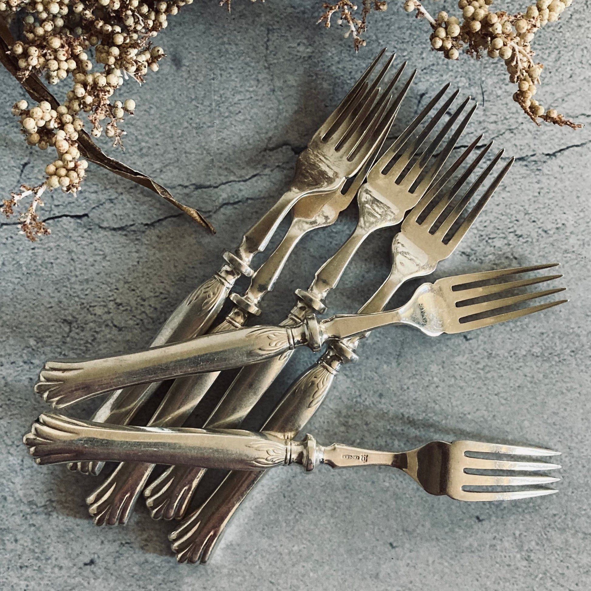 Silver Fish Forks by Mappin & Webb