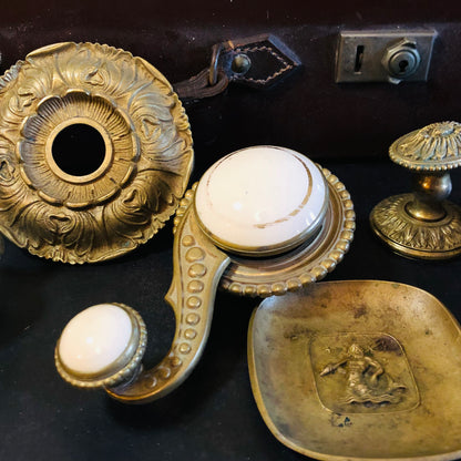The Pimp Dimitri - Decorative Brass Door Bell Plate