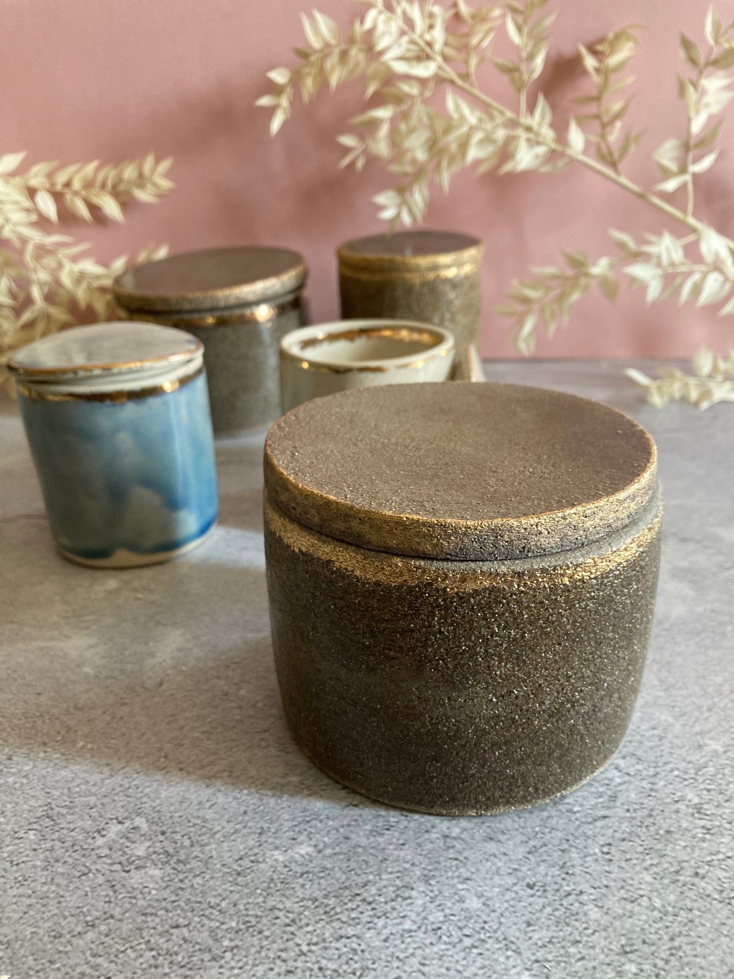 The Sommelier Hazel - Unique Handmade Ceramic Lidded Pot