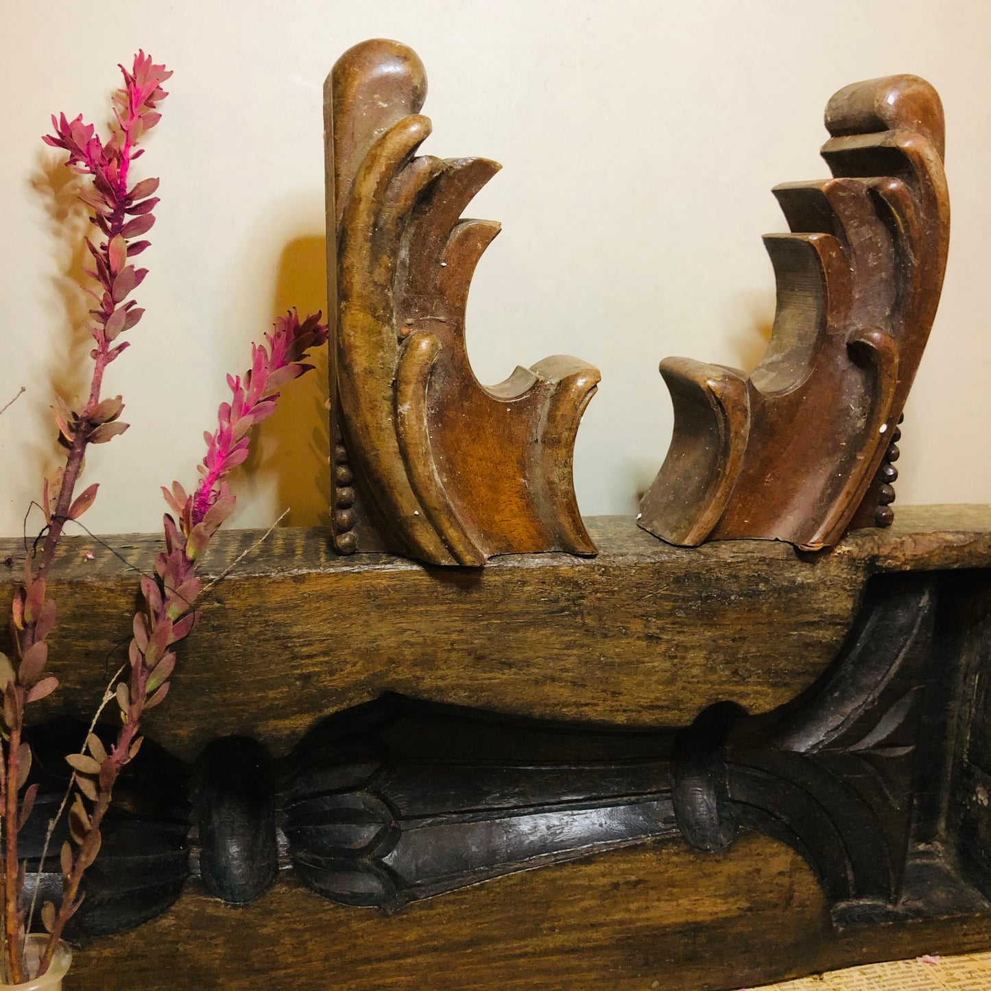 The Director William - Antique Hand Carved Wooden Cement Moulds
