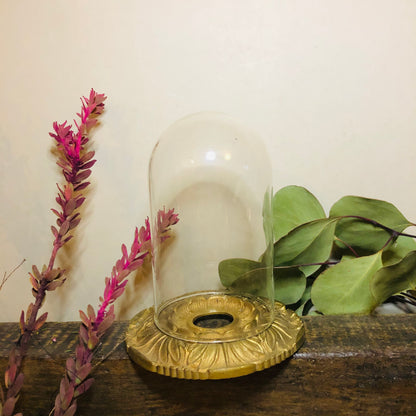 Decorative Round Brass Door Bell Plate / Brass Architectural Salvage