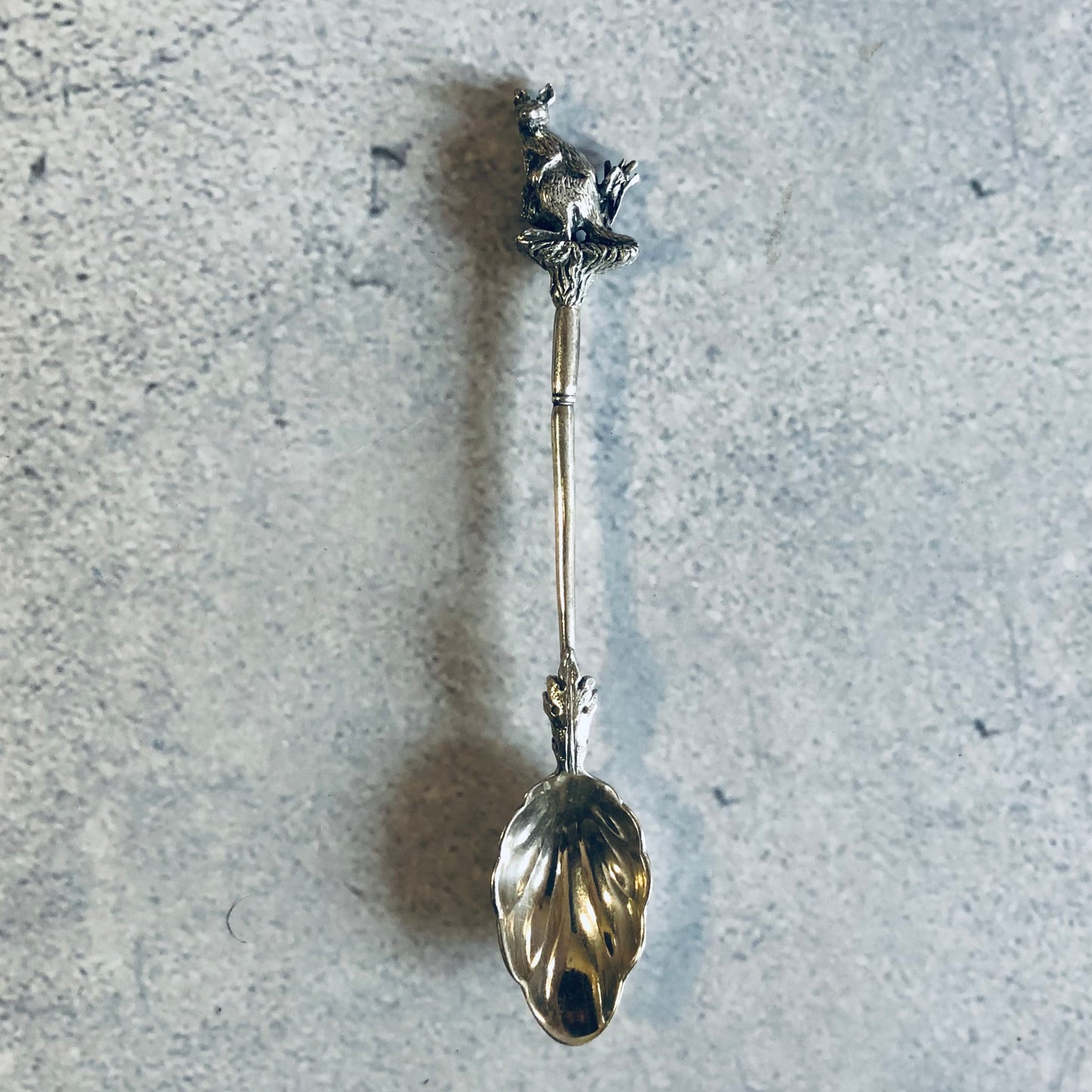 Dutch Silver Kangaroo Design Spoon