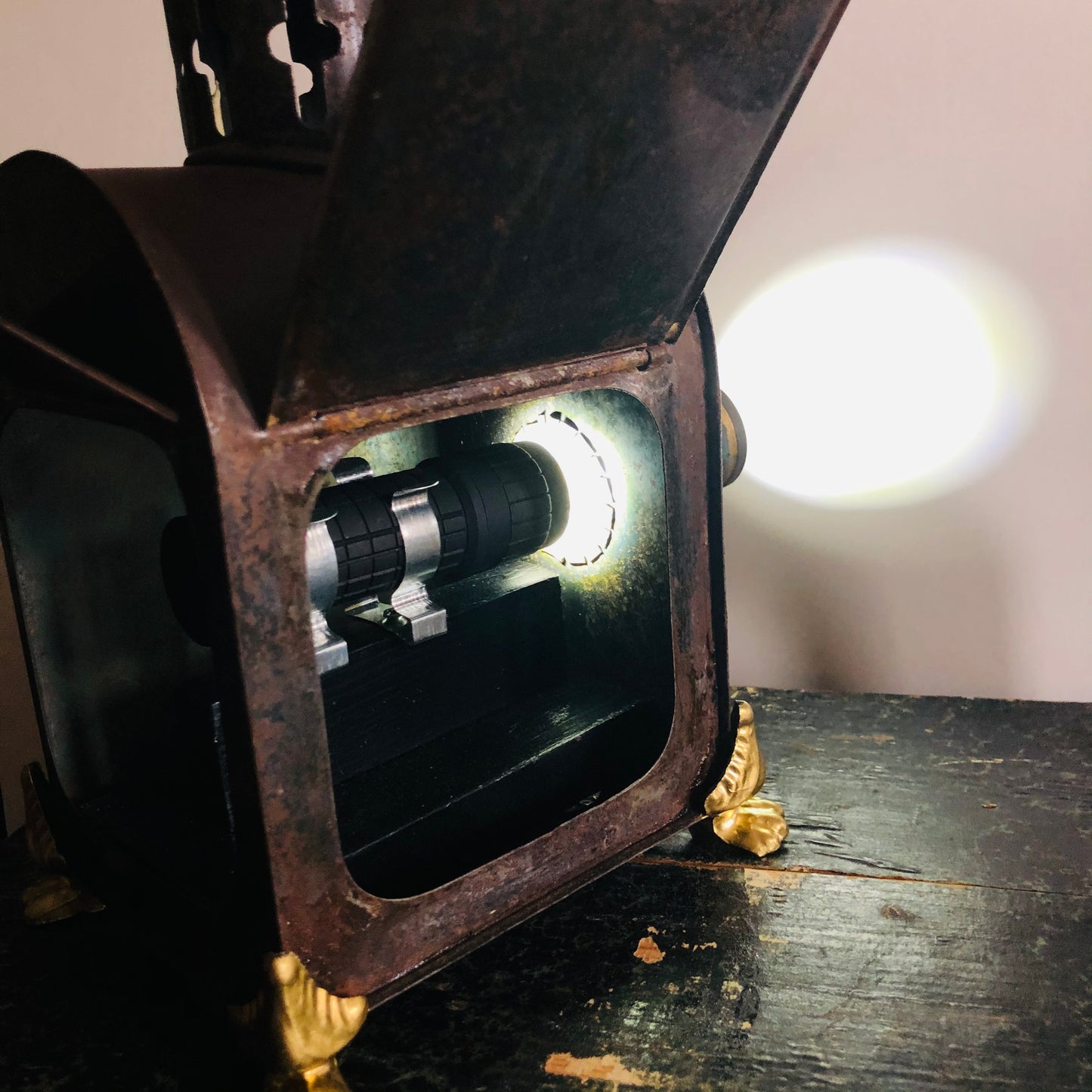 The Director Fabian - Antique Magic Lantern and 47 Slides